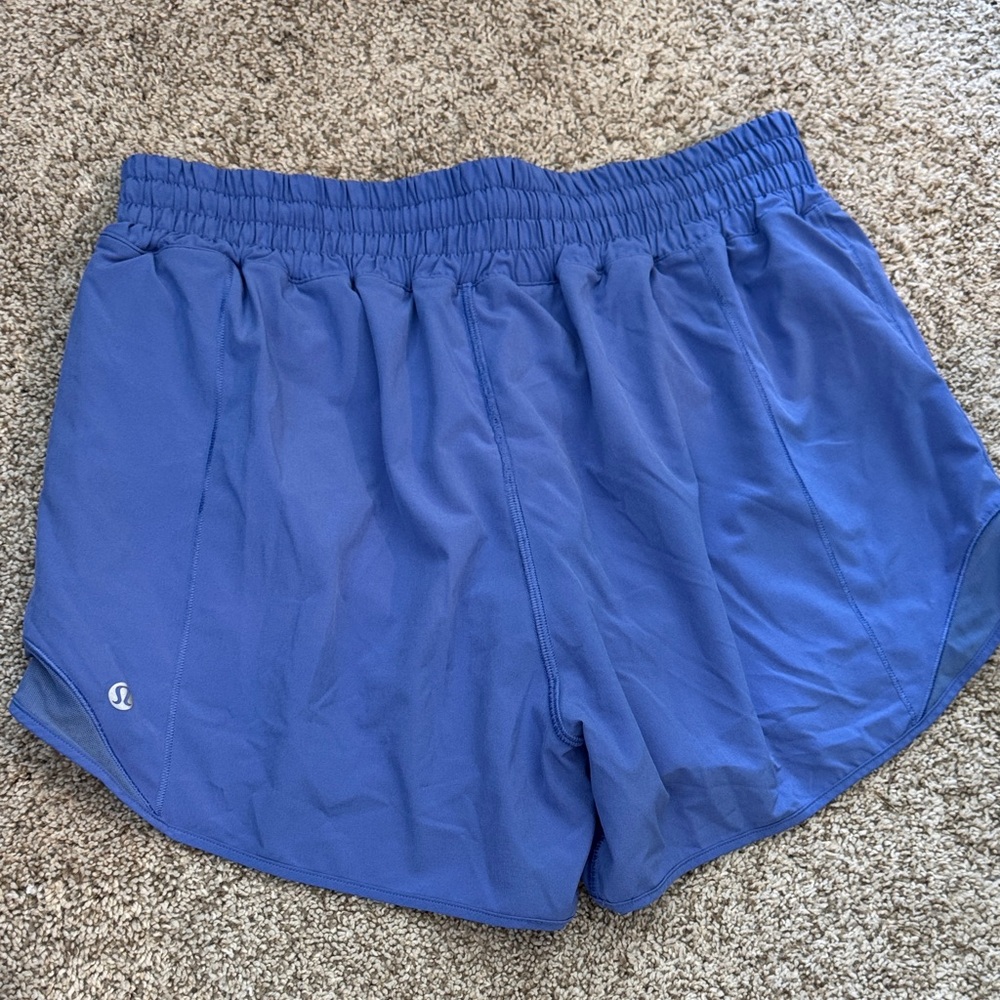 lululemon athletica hotty hot Women's Blue Running Shorts